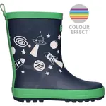 AQUOS RAINBOW COLOUR EFFECT Detské gumáky, tmavo modrá, veľkosť