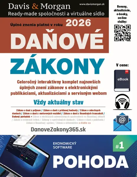 Daňové zákony 2026 SR XXL ProFi - Redakčný
