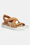 Ecco  Nubukové sandály  Soft Sandal W