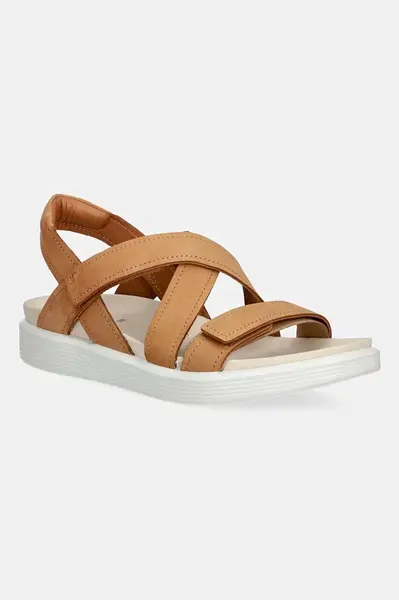 Ecco  Nubukové sandály  Soft Sandal W