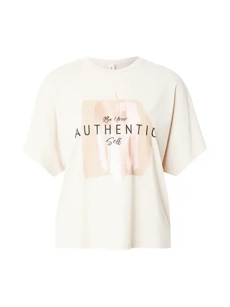 ONLY Tričko 'ONLFREE'  telová / sivobéžová / čierna