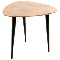 ODKLÁDACÍ STOLEK, akácie, černá, barvy akácie