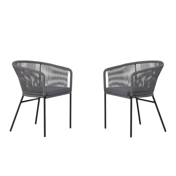 Ambia Garden SADA ZAHRADNÍCH KŘESEL, kov, textil