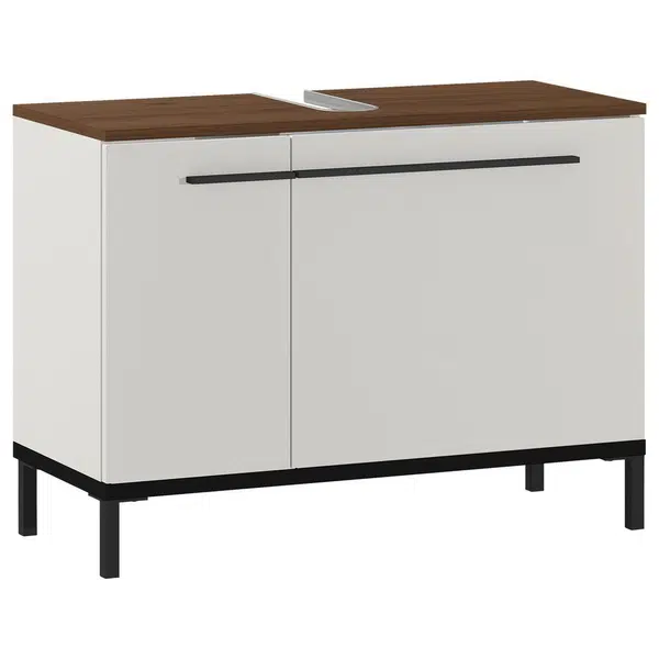 Xora SKŘÍŇKA POD UMYVADLO, kašmírová, černá, barvy ořechu, kašmírová, 80/59/34 cm