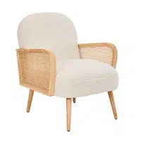 MID.YOU KŘESLO, textil, krémová