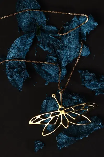 Stříbrný pozlacený náhrdelník Medicine