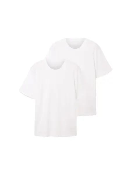 TOM TAILOR Tričko  biela