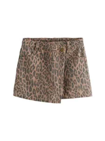 Next Sukňa  hnedá / čierna