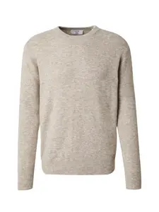 DAN FOX APPAREL Sveter 'William'  béžová melírovaná