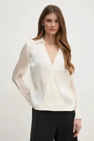 Halenka Pedro del Hierro dámská, béžová barva, hladká, 6638239