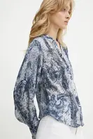 Košile Guess dámská, modrá barva, regular, W5RH16 WDW82