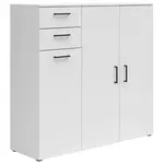 Carryhome KOMODA, bílá, 120/115/40 cm