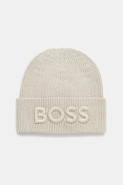 BOSS Orange  Vlněná čepice  Afox_R