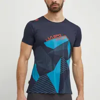 Sportovní tričko LA Sportiva Comp tmavomodrá barva, s potiskem, F38643614