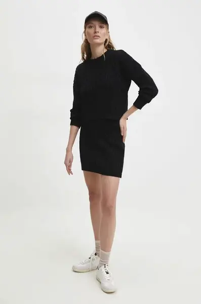 Sada svetr a sukně Answear.LAB černá barva