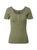 PIECES Tričko 'PCKitte'  olivová