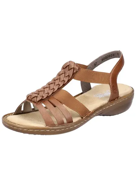 Rieker Sandále  koňaková
