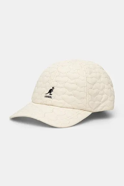 Kšiltovka Kangol FUN PUFF BASEBALL béžová barva, s aplikací, K5426.IH100