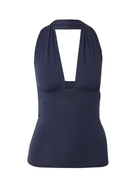 WEEKDAY Top 'Aline'  námornícka modrá
