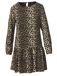 KOROSHI Šaty  hnedá / čierna