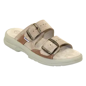 SANTÉ Dámské pantofle N/517/33P/28/47/SP BÉŽOVÁ v.41