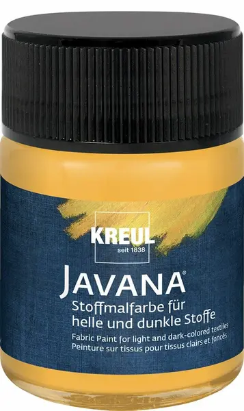 Barva na světlý a tmavý textil Javana – 67 Golden Yellow