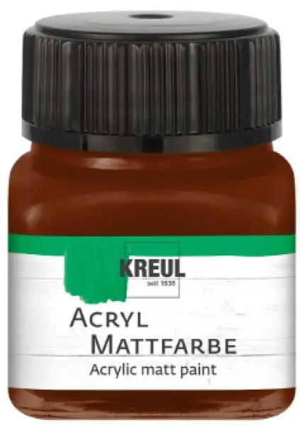 Akrylová barva Kreul Matt – 74 Chocolate Brown