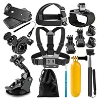 Techsuit Sada příslušenství CamQuest 15v1 (SA15) pro akční kameru GoPro