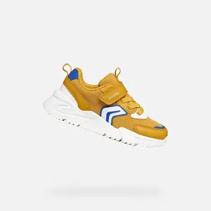 Žluté chlapecké tenisky Geox Loftus