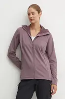 Sportovní mikina Montane Protium fialová barva, s kapucí, FPRHO17