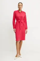 Šaty Boss Orange růžová barva, mini, 50519467