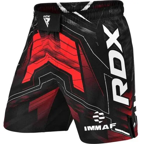 RDX IMMAF APPROVED MMA FIGHT & TRAINING SHORTS Kraťasy na MMA, čierna, veľkosť XXXL
