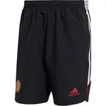 adidas MANCHESTER UNITED UBD SHORTS Pánske futbalové šortky, čierna, veľkosť