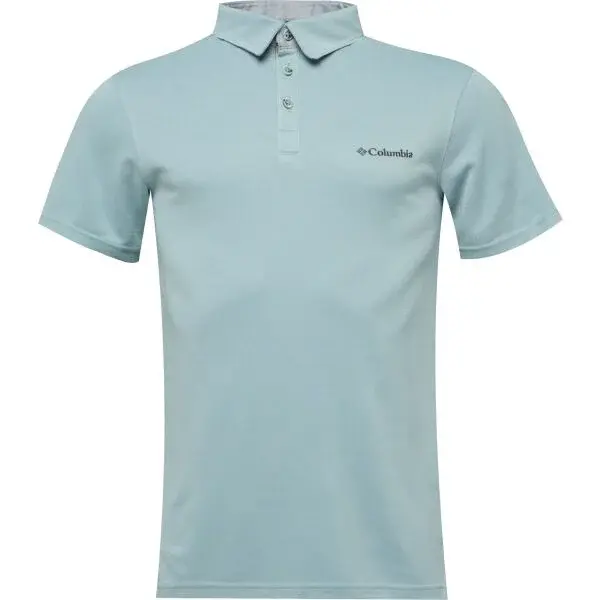 Columbia NELSON POINT POLO Pánské polo triko, světle modrá, velikost
