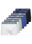 JACK & JONES Boxerky 'Hudson'  modrá / svetlosivá / zmiešané farby / čierna / biela