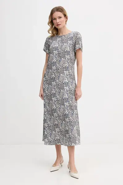 Hedvábné šaty Weekend Max Mara CRESPO