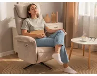 Křeslo s elektrickým polohováním Locarno, béžová látka