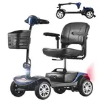 Sweetrich S1 Sport Mobility Scooter 300W Motor 24V 12Ah Battery 8km/h Max Speed 15km Range - Blue