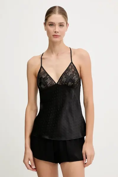 Hedvábný pyžamový top Chantelle XPLICIT