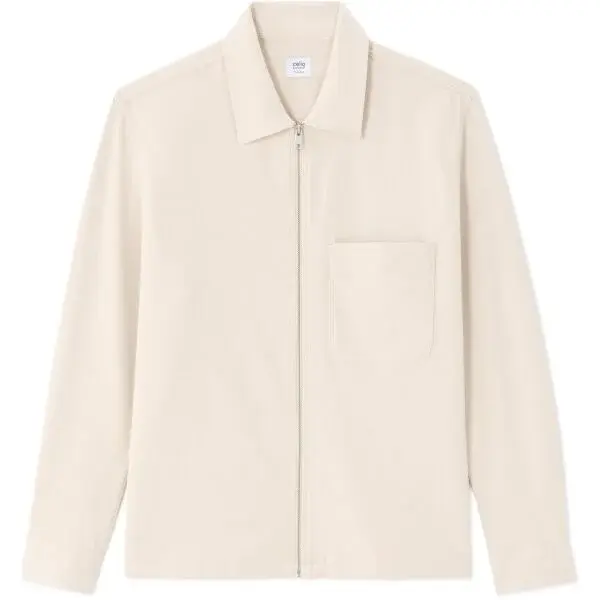 CELIO NATWILZIP Pánská overshirt košile, béžová, velikost