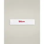 Wilson U TERRY LOGO HEADBAND Sportovní čelenka, bílá, velikost UNI