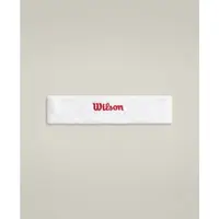 Wilson U TERRY LOGO HEADBAND Sportovní čelenka, bílá, velikost UNI