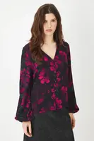 Halenka Medicine dámská, černá barva, vzorovaná