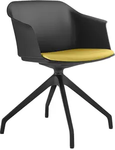 LD SEATING Konferenční židle WAVE 030, F90-BL, černý kříž