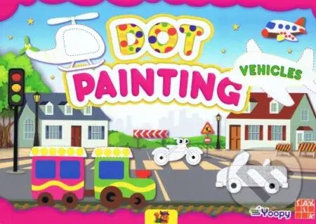 Maľuj bodkami - Vozidlá - kniha z kategorie Omalovánky