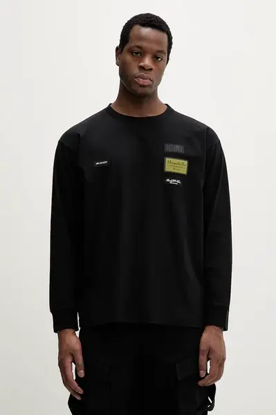 Bavlnené tričko s dlhým rukávom MM6 Maison Margiela