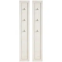 Hom`in ŠATNÍ PANEL, bílá, barvy pinie, 27/162/2,5 cm
