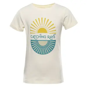 Dětské bavlněné triko alpine pro dorgo béžová 116-122