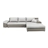 Carryhome ROHOVÁ SEDAČKA, textil, béžová