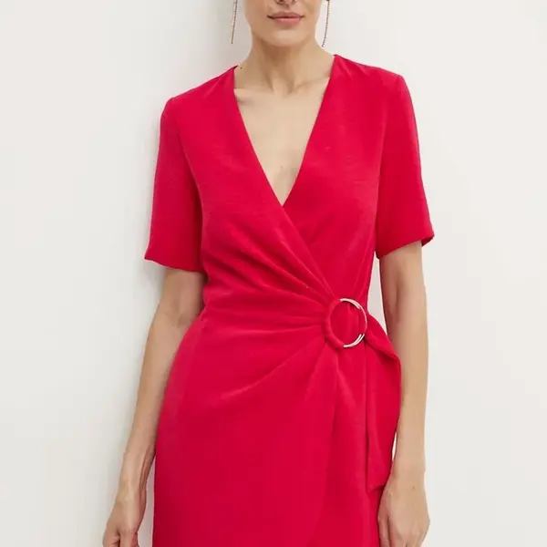 Šaty Morgan ROY růžová barva, mini, ROY